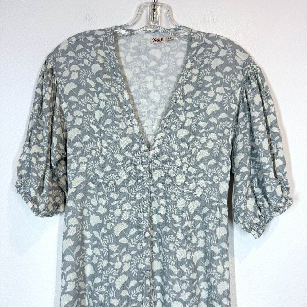 Faherty Maxi Dress Floral Boho Prairie Size XS - Picture 8 of 15